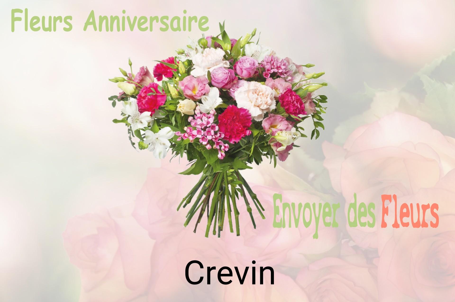 Bouquet de fleurs d’anniversaire livré à Crevin