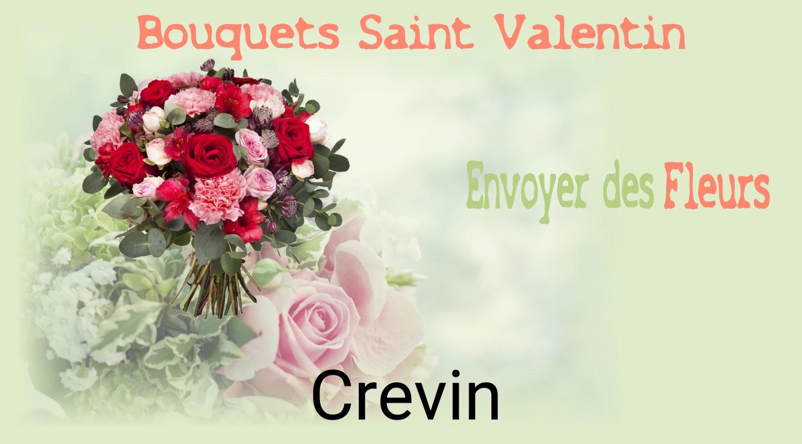 Roses de Saint-Valentin livrées à Crevin